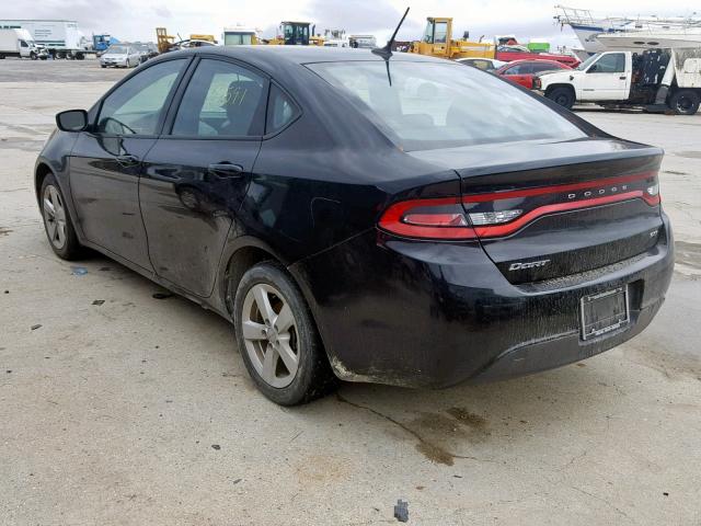 1C3CDFBB2GD661281 - 2016 DODGE DART SXT BLACK photo 3