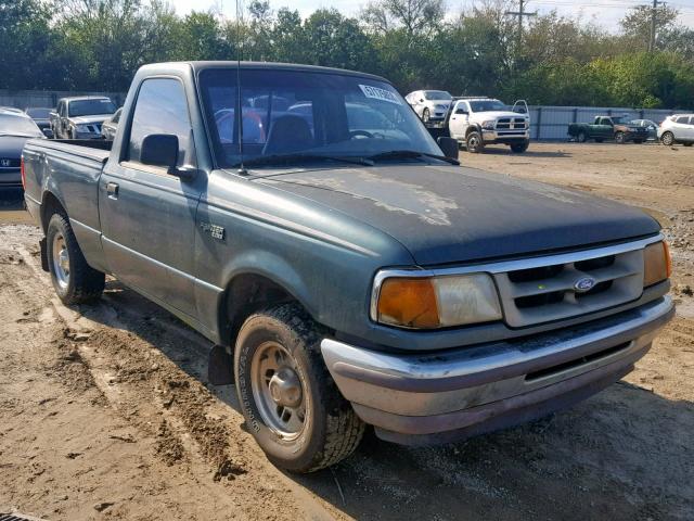 1FTCR10AXTUC83568 - 1996 FORD RANGER GREEN photo 1