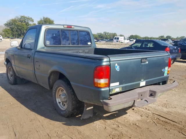 1FTCR10AXTUC83568 - 1996 FORD RANGER GREEN photo 3