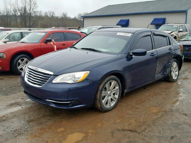 1C3CCBBB6EN150529 - 2014 CHRYSLER 200 TOURIN BLUE photo 2