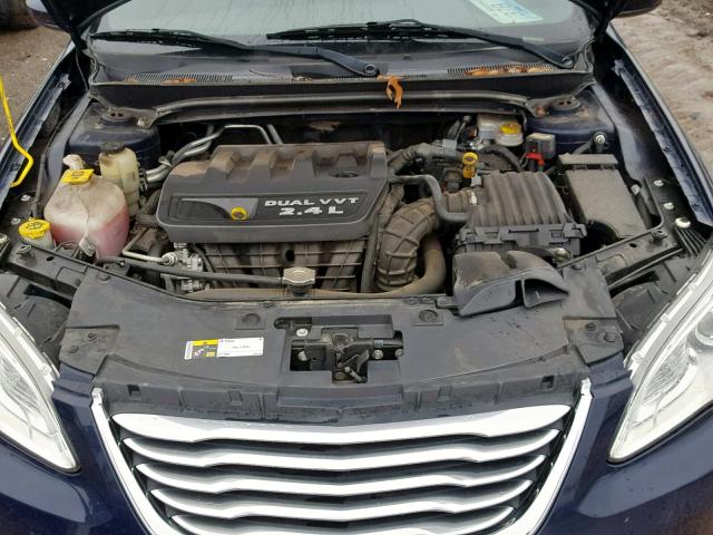 1C3CCBBB6EN150529 - 2014 CHRYSLER 200 TOURIN BLUE photo 7