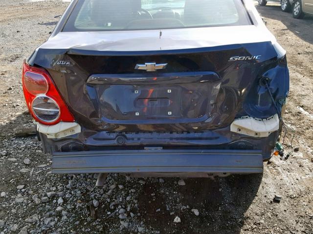 1G1JB5SH4D4228637 - 2013 CHEVROLET SONIC LS 黑色 照片 9