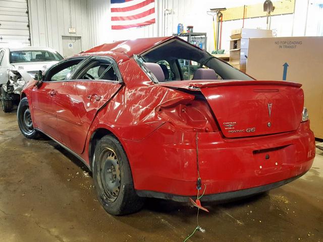 1G2ZF55BX64280545 - 2006 PONTIAC G6 SE RED photo 3