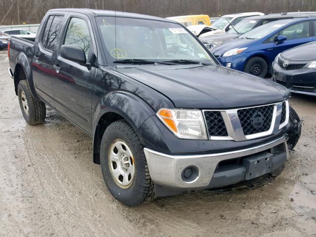 1N6AD07W97C436953 - 2007 NISSAN FRONTIER C BLACK photo 1