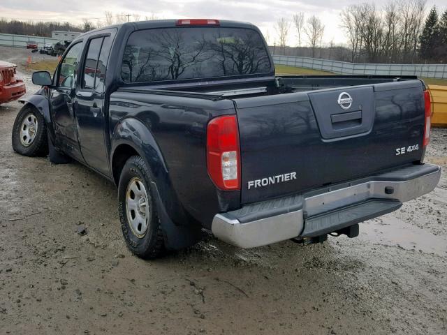 1N6AD07W97C436953 - 2007 NISSAN FRONTIER C BLACK photo 3