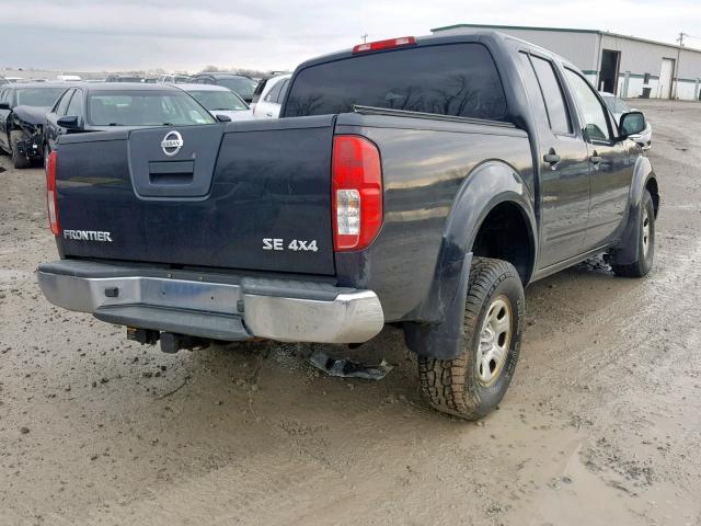 1N6AD07W97C436953 - 2007 NISSAN FRONTIER C BLACK photo 4