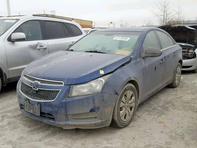 1G1PC5SH9C7187362 - 2012 CHEVROLET CRUZE LS BLUE photo 2