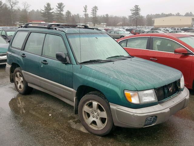 JF1SF6555WH783508 - 1998 SUBARU FORESTER S GREEN photo 1