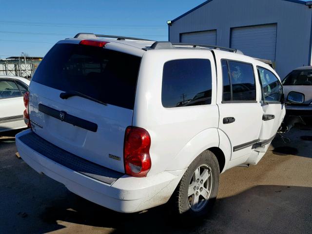 1D8HB48N48F128109 - 2008 DODGE DURANGO SL WHITE photo 4