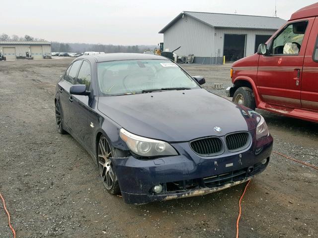 WBANB53567CP06223 - 2007 BMW 550I BLUE photo 1