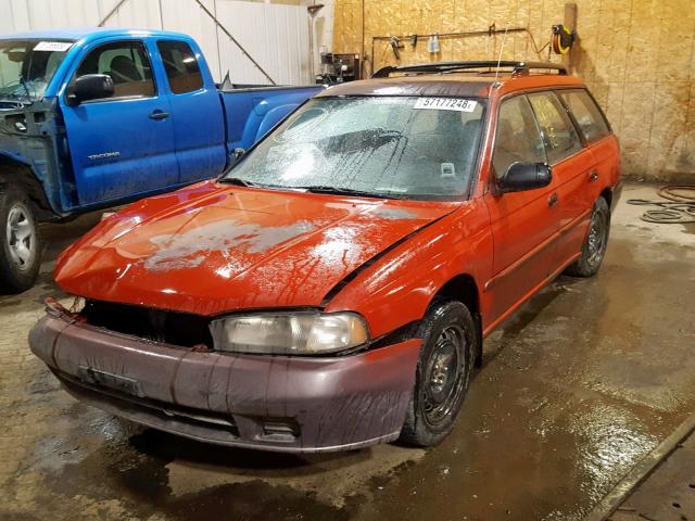 4S3BK6357S6310207 - 1995 SUBARU LEGACY L/O TWO TONE photo 2