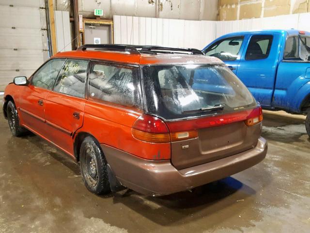 4S3BK6357S6310207 - 1995 SUBARU LEGACY L/O TWO TONE photo 3