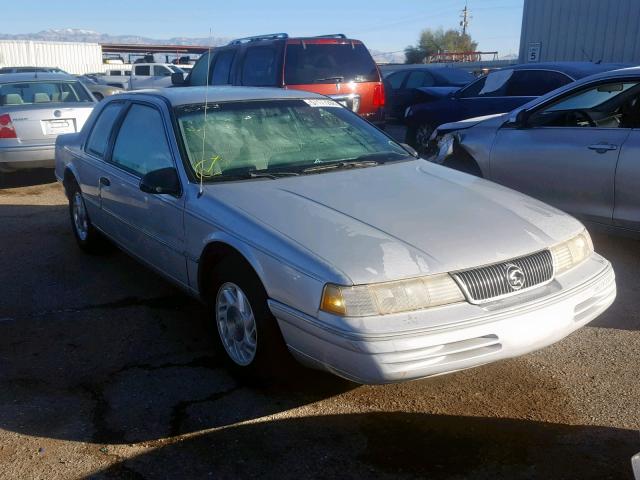 1MEPM604XNH619379 - 1992 MERCURY COUGAR LS SILVER photo 1