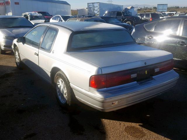 1MEPM604XNH619379 - 1992 MERCURY COUGAR LS SILVER photo 3