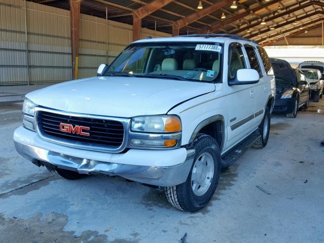 1GKEC13Z94R239856 - 2004 GMC YUKON WHITE photo 2