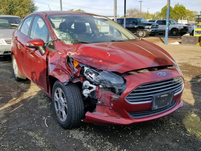 3FADP4BJXEM148645 - 2014 FORD FIESTA SE RED photo 1