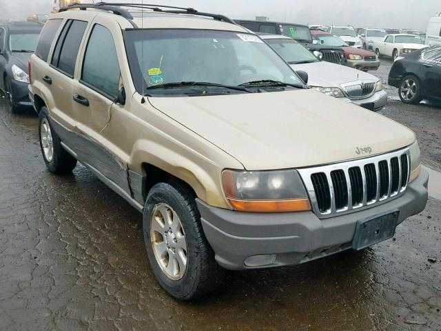 1J4GW48S31C708361 - 2001 JEEP GRAND CHER BEIGE photo 1