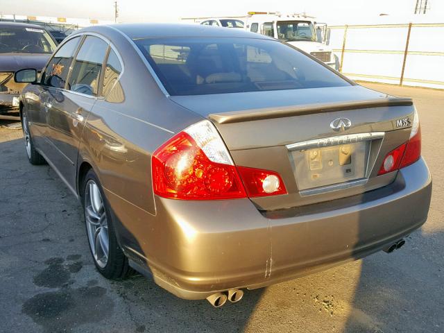 JNKAY01E46M112257 - 2006 INFINITI M35 BASE TAN photo 3