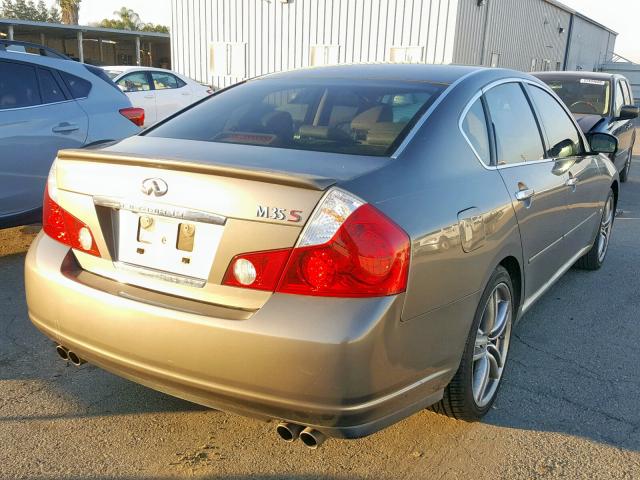 JNKAY01E46M112257 - 2006 INFINITI M35 BASE TAN photo 4