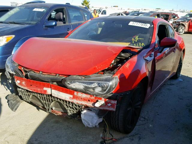 JF1ZNAA18D1730587 - 2013 TOYOTA SCION FR-S RED photo 2