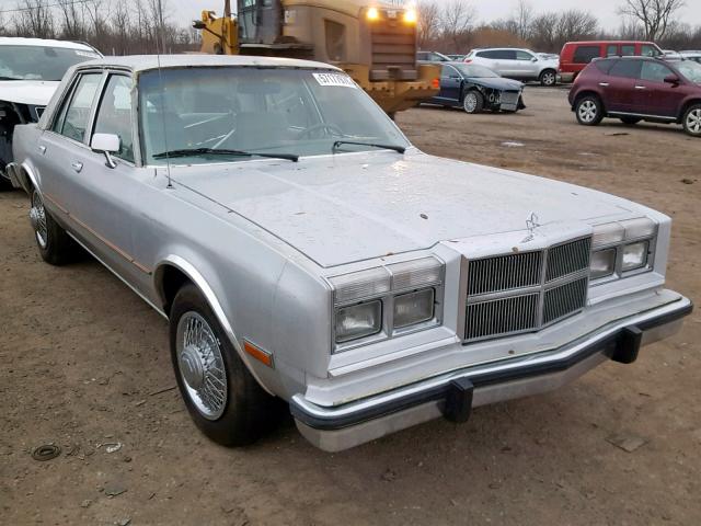 1B3BG56P3FX550963 - 1985 DODGE DIPLOMAT S SILVER photo 1