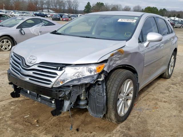 4T3ZA3BB3AU030787 - 2010 TOYOTA VENZA BASE SILVER photo 2