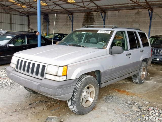 1J4FX58S0VC569522 - 1997 JEEP GRAND CHER GRAY photo 2