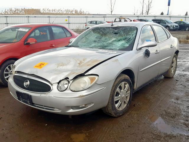 2G4WC532051274687 - 2005 BUICK LACROSSE C SILVER photo 2