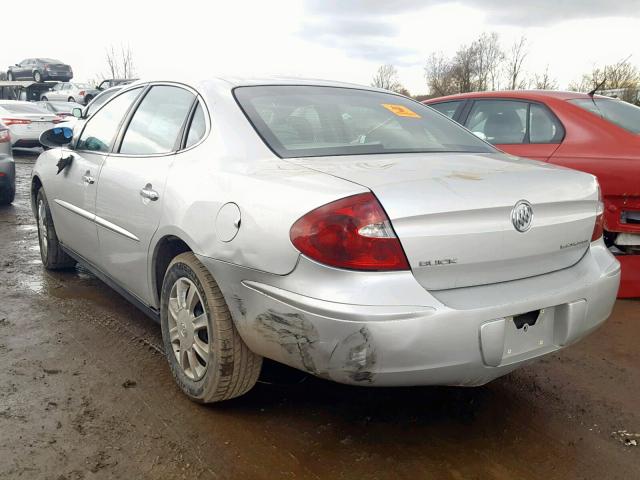 2G4WC532051274687 - 2005 BUICK LACROSSE C SILVER photo 3