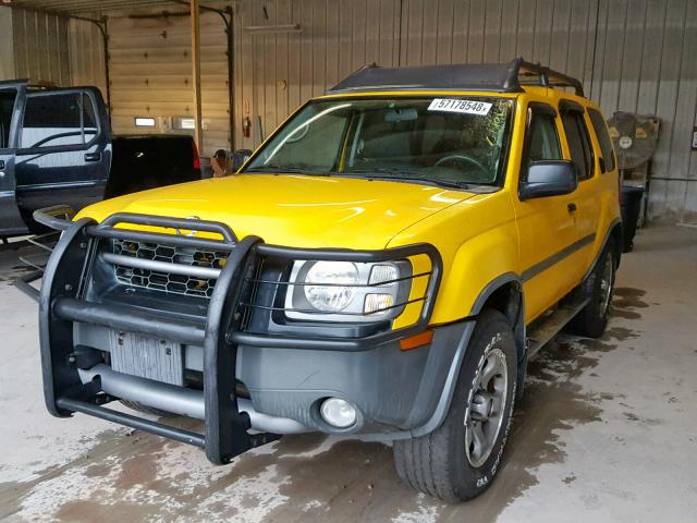 5N1MD28Y72C525176 - 2002 NISSAN XTERRA SE YELLOW photo 2