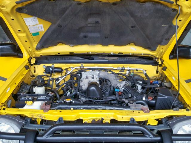 5N1MD28Y72C525176 - 2002 NISSAN XTERRA SE YELLOW photo 7