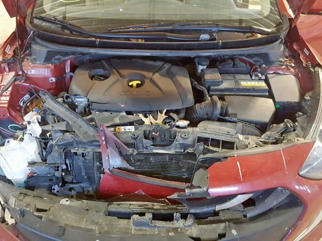 KMHD35LH4EU219742 - 2014 HYUNDAI ELANTRA GT RED photo 7