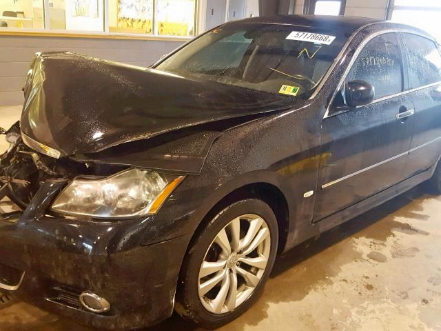 JNKAY01F18M655626 - 2008 INFINITI M35 BASE BLACK photo 9