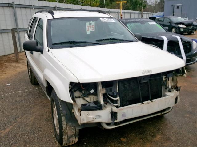 1J4GX48S94C218556 - 2004 JEEP GRAND CHER WHITE photo 1