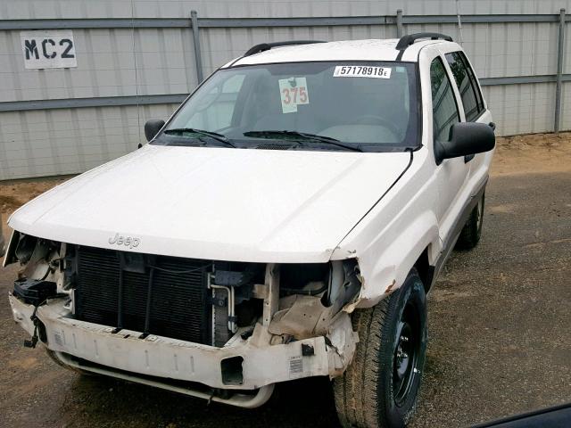 1J4GX48S94C218556 - 2004 JEEP GRAND CHER WHITE photo 2