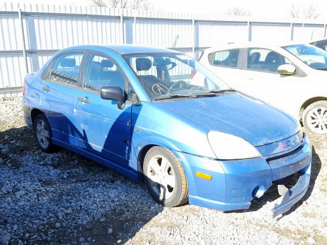 JS2RA41S635171814 - 2003 SUZUKI AERIO S BLUE photo 1