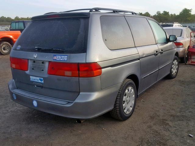 2HKRL18551H548942 - 2001 HONDA ODYSSEY LX GRAY photo 4