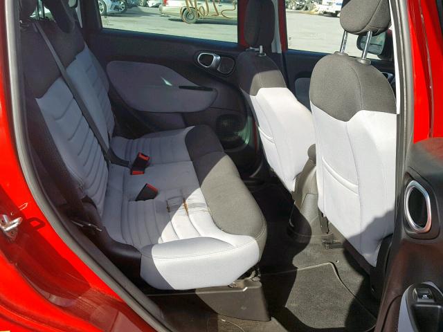 ZFBCFABH5EZ025101 - 2014 FIAT 500L EASY RED photo 6