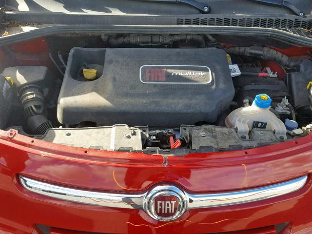 ZFBCFABH5EZ025101 - 2014 FIAT 500L EASY RED photo 7