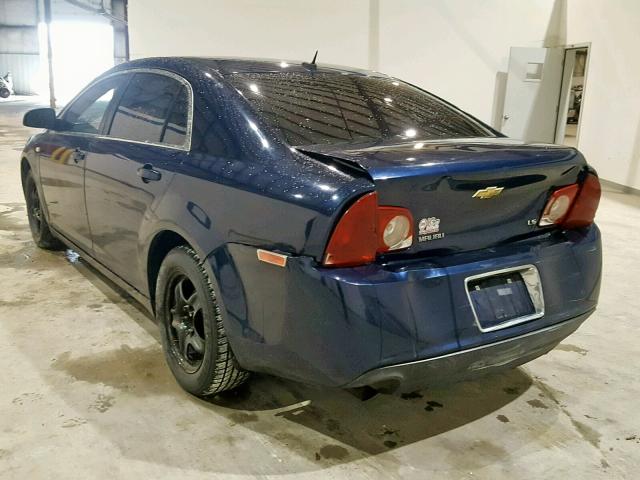 1G1ZG57B684201406 - 2008 CHEVROLET MALIBU LS 蓝色 照片 3