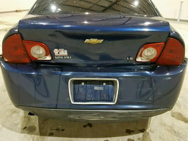 1G1ZG57B684201406 - 2008 CHEVROLET MALIBU LS 蓝色 照片 9
