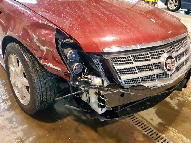 1G6DK67V080131878 - 2008 CADILLAC STS RED photo 9