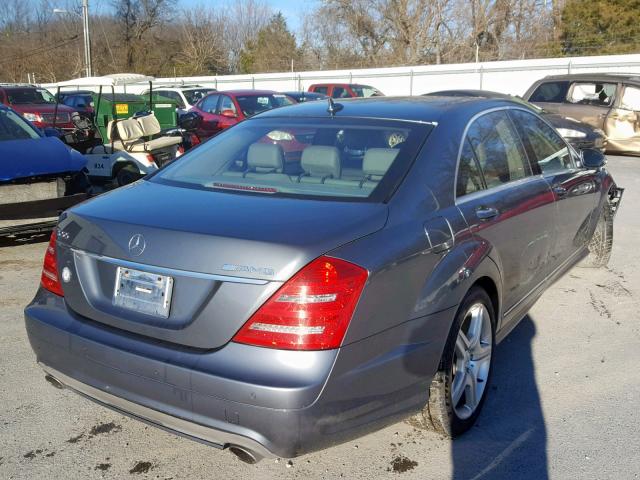 WDDNG71X38A195089 - 2008 MERCEDES-BENZ S 550 GRAY photo 4