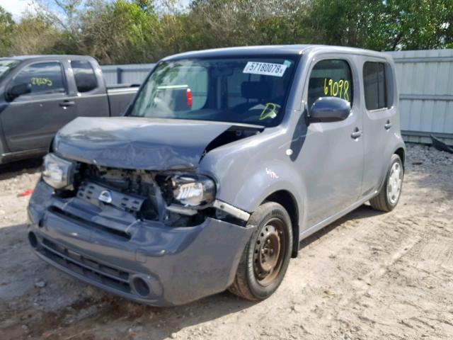 JN8AZ2KRXDT305984 - 2013 NISSAN CUBE S GRAY photo 2