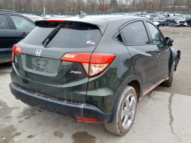 3CZRU6H57HM711924 - 2017 HONDA HR-V EX GREEN photo 4