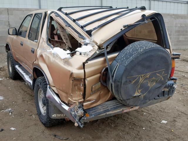 JT3VN39W3M0056783 - 1991 TOYOTA 4RUNNER VN BROWN photo 3