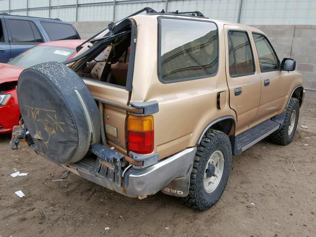 JT3VN39W3M0056783 - 1991 TOYOTA 4RUNNER VN BROWN photo 4