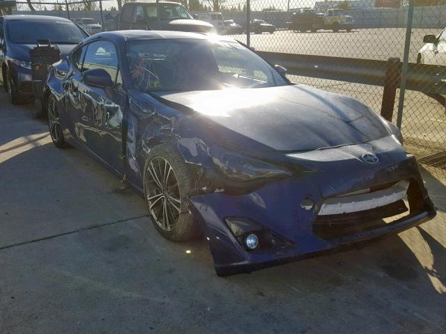 JF1ZNAA10G8709017 - 2016 TOYOTA SCION FR-S BLUE photo 1