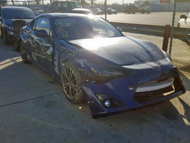 JF1ZNAA10G8709017 - 2016 TOYOTA SCION FR-S BLUE photo 1