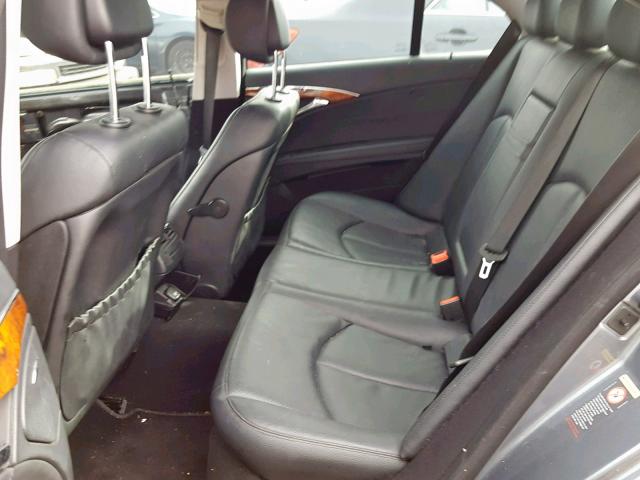 WDBUF87X08B255103 - 2008 MERCEDES-BENZ E 350 4MAT GRAY photo 6